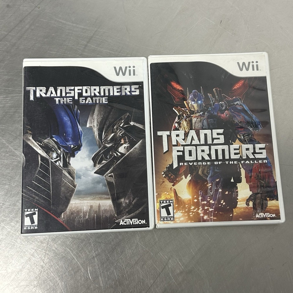 Transformers Revenge of the Fallen Game Nintendo Wii Lot